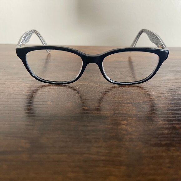 Kate Spade New York Brylie Black Floral Eyeglass Frames Only 52-16-135 mm - Picture 1 of 8
